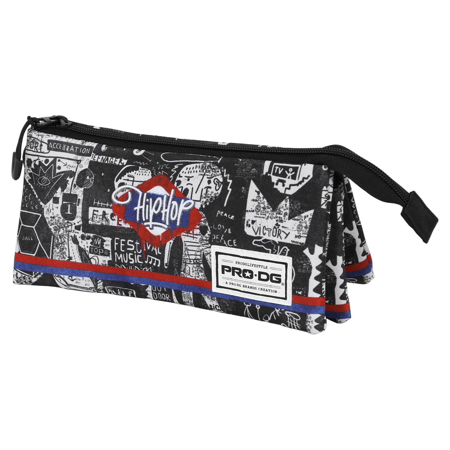 PRO-DG Unisex 05334 2.0 FAN Triple Pencil Case Under Hip Hop, Under Hip Hop, One Size