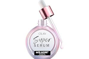 Olay Super Serum - Niacinamide, Vitamin C & E, Collagen Peptide, AHA - 5-in-1 Skin Care Benefits for Face - Healthy Glow, Brightening, Hydrating, Smoothing, Firming, Evens Tone, Anti-Aging, 1.7 Oz
