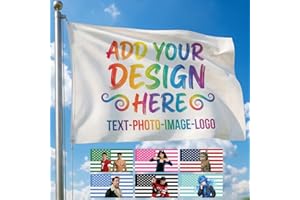 Custom Flag - Personalized Outdoor Flags Banners with Picture Photo Logo Text - Custom Funny Tapestry Banner Flag for Competi