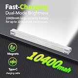 LETOUR Camping Light LED Tube Magnetic Work Light Bar 120W 1200Lumens view 2