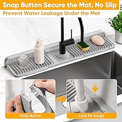 Folding Faucet Mat for Kitchen Sink Splash