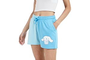Bioworld Cinnamoroll 3-D Pocket Applique Colour Block Blue Shorts