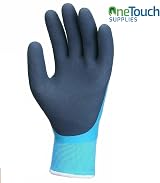 A406 Latex Coated Work Gloves 3 Pair Waterproof Breathable Nylon Grip XL-10 view 3