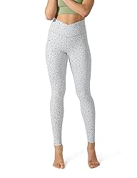 ODODOS Women's Cross Waist Pattern Yoga Leggings