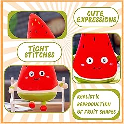KOILLIEUS Adorable Fruit Plush Toys, Cute and Soft
