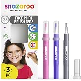 Snazaroo Face Paint Brush Pen, Set of 5, Fantasy | Non-Toxic Hypoallergenic, Safe, Washable, Face & Body Paint for Halloween, Cosplay Costumes, Dress Up, Parties and Festivals