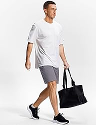 Men's Workout Shorts with Zipper Pockets 7 Inch