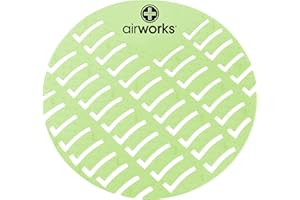 Hospeco - CC-002 Airworks AWUS002-BX Light Green Herbal Mint Urinal Screen (Pack of 10)