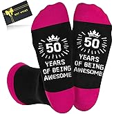 Birthday Gift for Women 40th & 50th Funny Crew Socks - Birthday Gifts for Her, Gift Ideas for Mom Wife Sister Friends