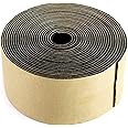 QWORK Pipe Wrap Insulation - Heat and Cold Pipe Insulation, Fiberglass-Free Material, 3" x 1/8" x 25ft