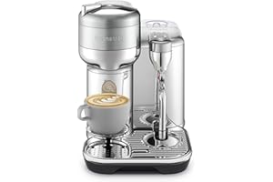 Nespresso Vertuo Creatista Single Serve Coffee and Espresso Machine by Breville, Brushed Stainless Steel