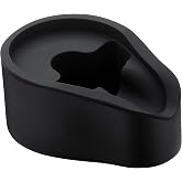 Normcore Portafilter Holder, Portafilter Tamping Station, 304 Stainless Steel With Silicon Espresso Holder Tamper Stand Fits 58mm Espresso Machines Portafilters, Black