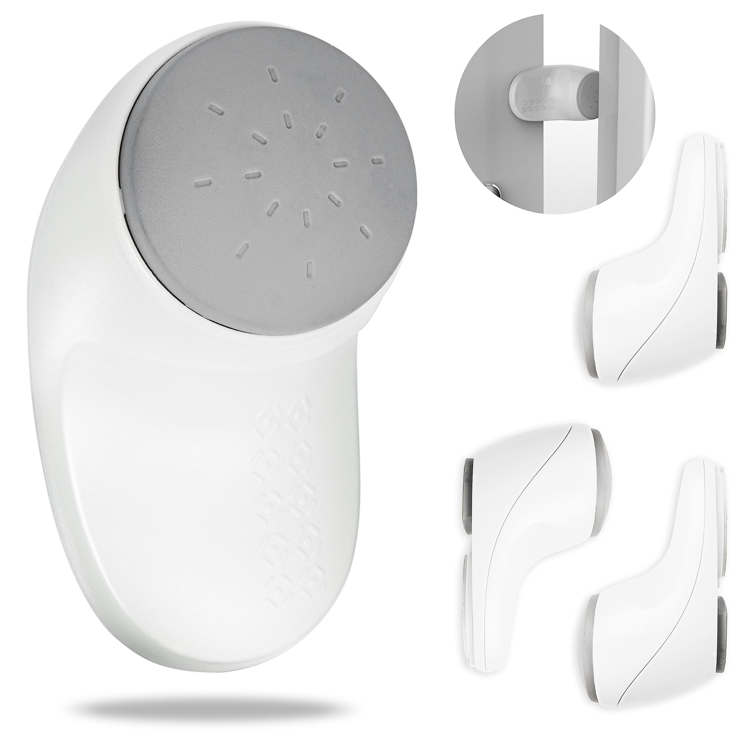 Door Finger Guards, 4 pcs, in White, for Kids and Pets, 180° rotatable, Prevent Finger Pinch Injuries, Door Finger Pinch Guard, Anti-slam Baby Proof Door Stopper, Child Proof Door Slam Stopper
