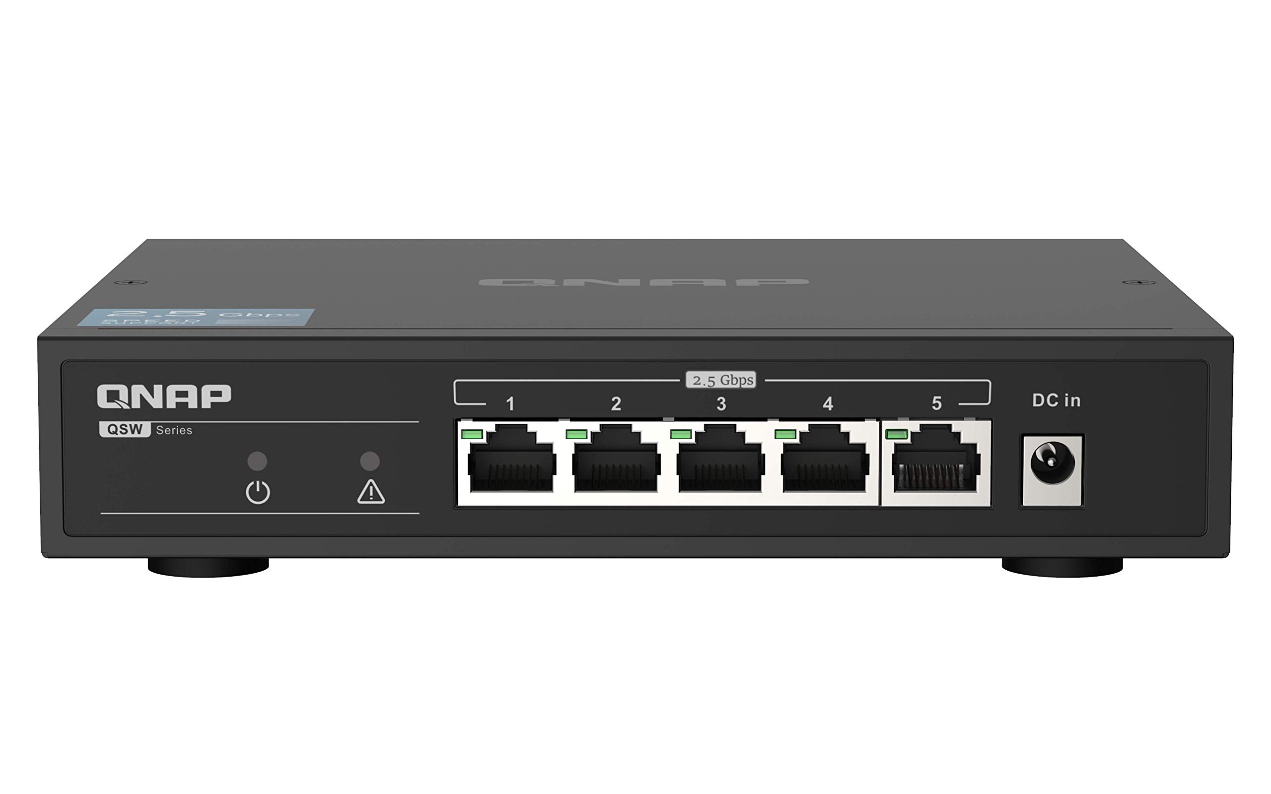 QNAP (Queuup) Switch with 5 2.5GbE ports instantly upgrades QSW-1105-5T enabled devices and NAS
