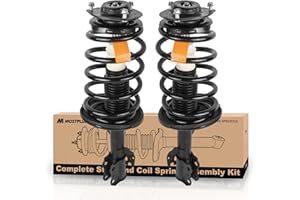 MOSTPLUS Front Complete Struts w/Spring Assembly Compatible for 2005-2010 Toyota Sienna Shocks Absorbers 172363 172364