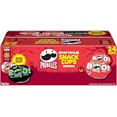 Pringles Potato Crisps Chips, Halloween Snacks, Trick or Treat, Snack Stacks, Original, 16oz Box (24 Cups)