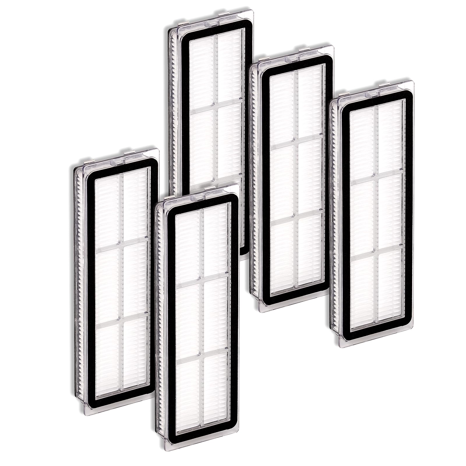 Photo 1 of (5 Pieces) L10s Ultra HEPA Filter Compatible with Dreame L10s Ultra, L10s Pro, L10 Ultra, Z10 Pro, S10, S10 PRO, S10 PLUS, B101CN, W10, X10+, L10+ plus, Z10 pro, Robot Vacuum Cleaner Accessories