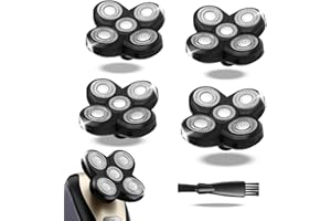 OXSITO Pro 5 Replacement Blades for Freebirds Flexing Series Bald Head Shavers, Blades Refills with Precision and Comfort Shave(Pack of 4)