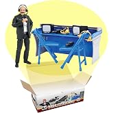 Deluxe Commentators Playset with Announcer Figure for Wrestling Action Figures