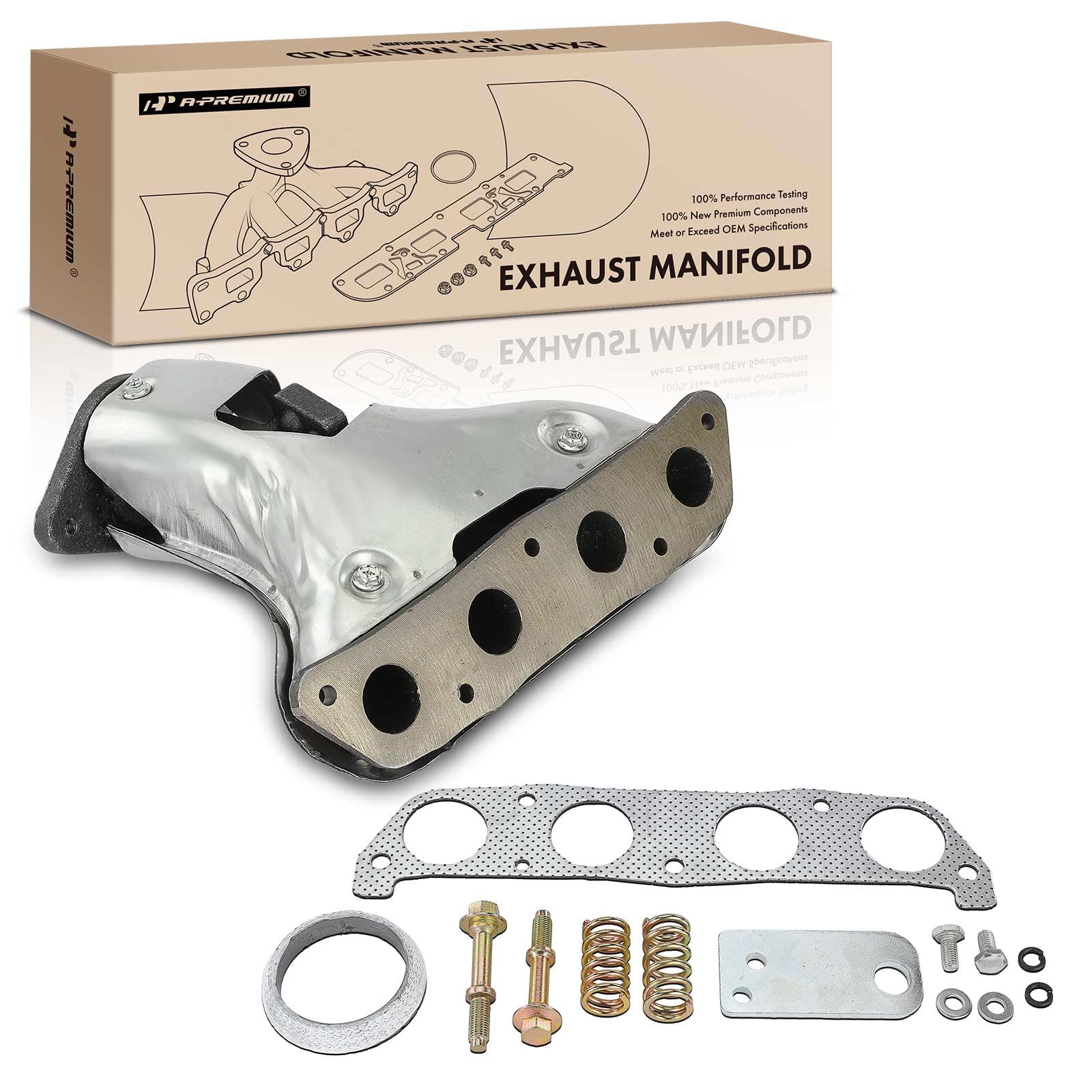 Photo 1 of ****VERY USED****
A-Premium Engine Exhaust Manifold Kit W/Gaskets & Bolts & Springs & Washers & Heat Shield [1.8L] Compatible with Toyota Corolla 2002-2008, Matrix 2003-2008 & Pontiac Vibe 2003-2008