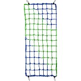 Dovacs Climbing Net for Kids Outdoor-Handmade Multi-Colored Ninja Net(W/500 LBS) for Tree House,Climbing Wall,Rope Bridge,Rope Ladder for Kids(3ft*6FT) (Blue&amp;Green)