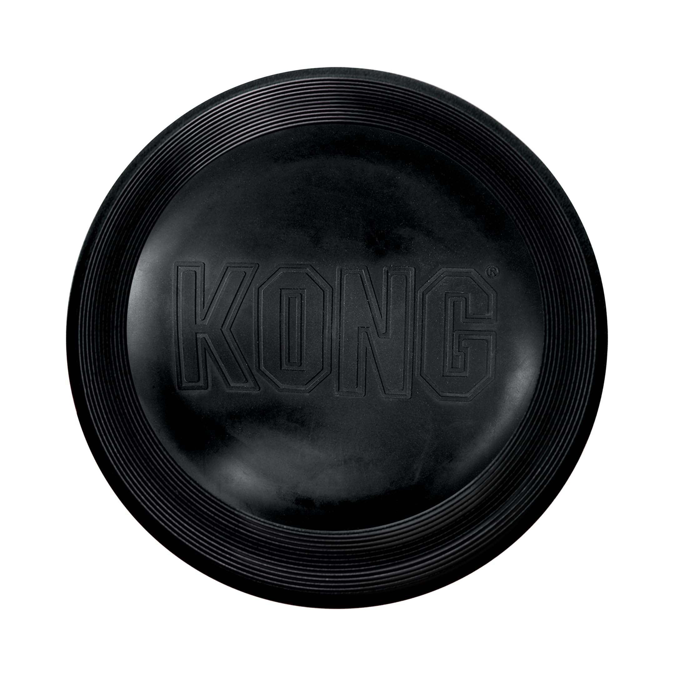 KONG Extreme Flyer - Durable Soft Natural Rubber Flying Disc Dog Toy For Fetch & Retrieve - For Large Dogs