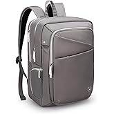 Swissdigital Design Laptop Backpack for Women，Travel Backpack with USB Charging Port，Fits 15.6 Inch School Computer Backpacks for Work Business,Grey | SD1006F-02
