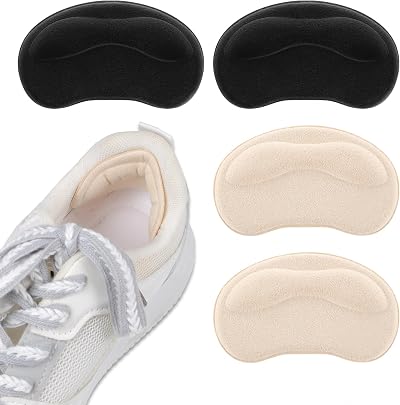 Sibba 2 Pair Self-Adhesive Heel Grips Pads Cushions for Shoes Boots