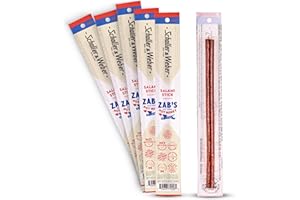 Schaller & Weber Salami Sticks with Zab’s Hot Honey, 0.85 Oz (Pack of 6) | Zab’s Hot Honey Smoked Salami | German Style Smoked Sausage Sticks with Spicy Honey | Gluten Free Protein Snack