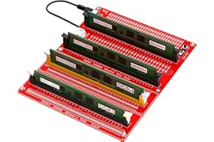 LICAEVEY 4 in 1 RAM Memory Tester Card, Desktop Computer DDR3 DDR4 DDR5 & Server DDR5 RDIMM Diagnostic Analyzer for PC Hardwa