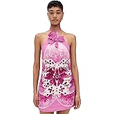 AMUR Women's Everlee Orchid Print Mini Dress
