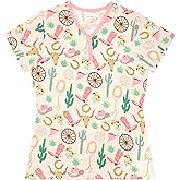 Little Sleepies Women's Pajama Top, Viscose Derived from Bamboo, Soft Button Up Pajama Top, Nursing Friendly, Short Sleeve