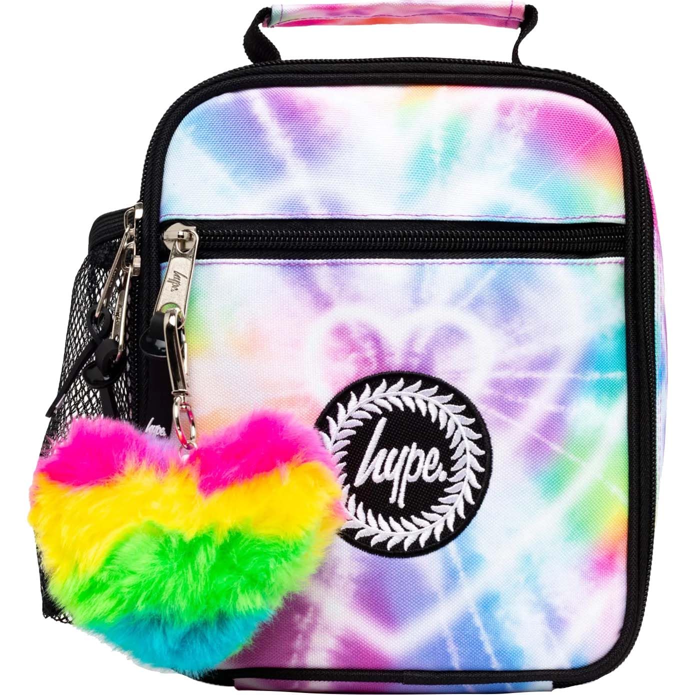 hype Rainbow Heart Tie Dye Lunch Box