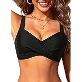 Women Underwire Bikini Top - Push Up Swim Top Only 2025 Padded Swimsuit Bra Bathing Suit Tops