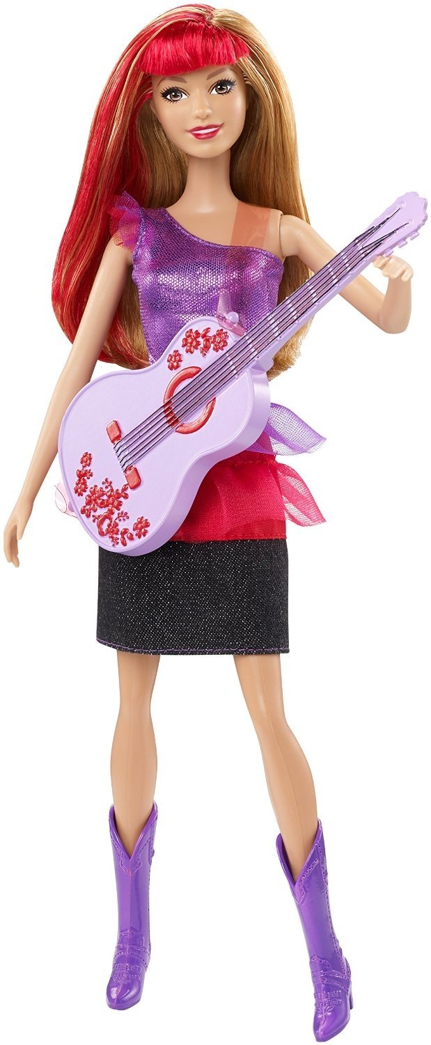Barbie Rock 'N' Royals Co-Star Rayna Doll with Guitar