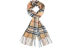 vimate Plaid Scarf for Men Women Super Soft Classic Tartan Checkered Neck Scarves