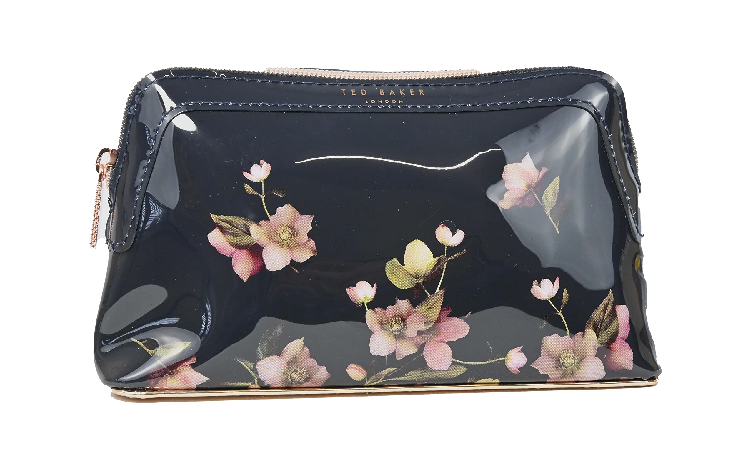 Ted Baker Tycen Aboretum Make Up Cosmetic Wash Bag in Dark Blue