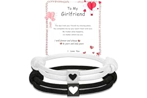 Miss Chipmunk Couple Gifts Bracelets Matching Bracelets Adjustable Rope Bracelets for Couples Christmas Anniversary Valentines Gifts for Him Her Boyfriend Girlfriend Lovers Husband Wife