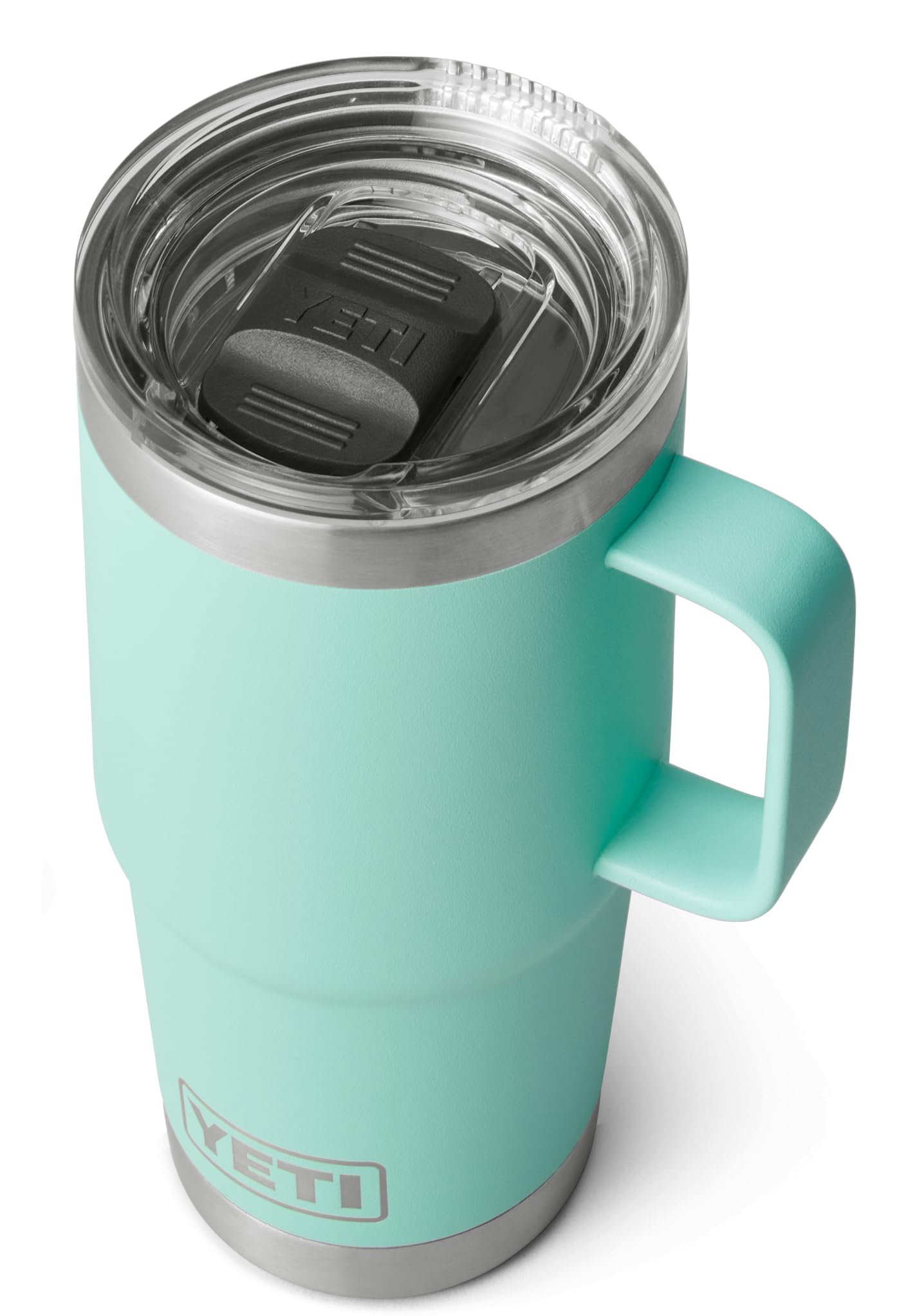 YETI Rambler Travel Mug, Stainless Steel Vacuum Insulated with Stronghold Lid, Seafoam, 20 oz (591 ml)
