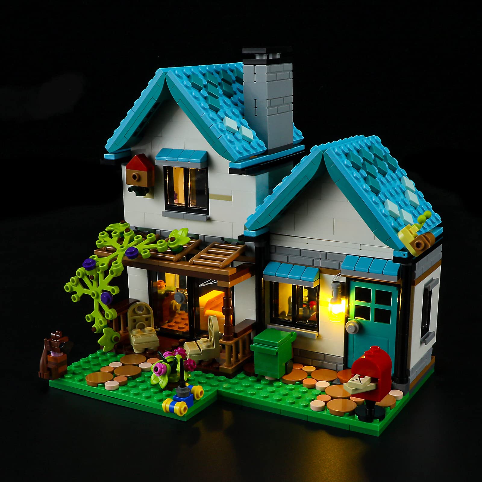 GEAMENT LED Light Kit Compatible with LEGO Cozy House - for Creator 3-in-1 31139 Model (Building Set Not Included)