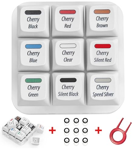 Probador Switches Gaming Probador Interruptores Teclado Mecánico - RGB Recargable - Forma Divertida (Pato/Pez) - Regalo Gamer Accesorio Divertido Oficina