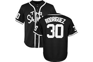 JKNAKN Youth Baseball Jersey 30 Stitched The Sandlot Benny The Jet Rodriguez Movie Boy's Baseball Jersey Gift for Kids