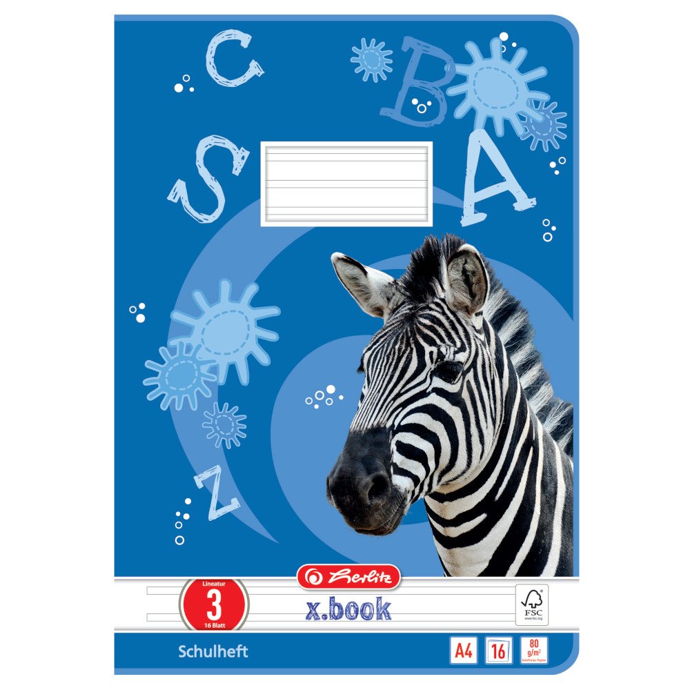 Herlitz 3321809 Exercise Book DIN A4, Lineatur 27/liniert