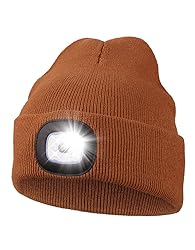 MELASA Unisex LED Beanie with The Light, USB