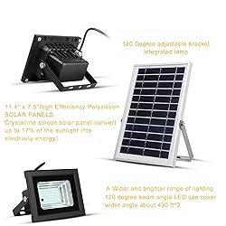 Richarm Solar Flood Lights Outdoor - Dual 42 LED