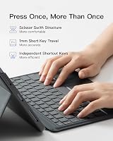 Inateck Keyboard Case for iPad 10th/11th Gen 11 Inch with Touchpad Gray view 5