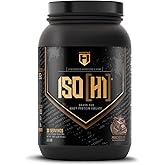 HOSSTILE ISO[H1] Grass Fed Whey Protein Isolate with Digestive Enzymes, Whey Protein Powder for Muscle Gain & Muscle Recovery, Post Workout Recovery Drink, Milk Chocolate, 30 Servings