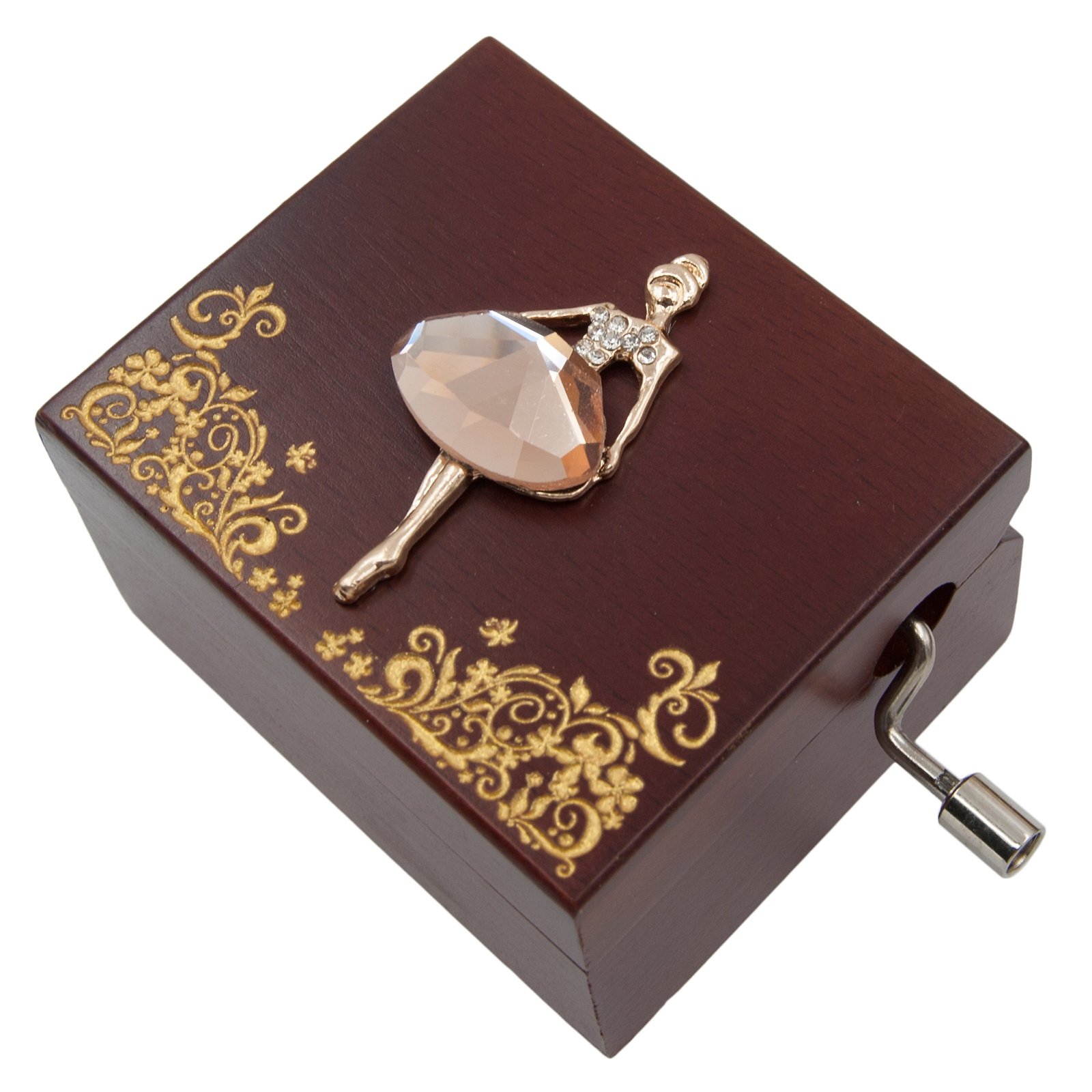Wingostore Mini Handcrank Music Box Tune of Happy Birthday(Ballerine)