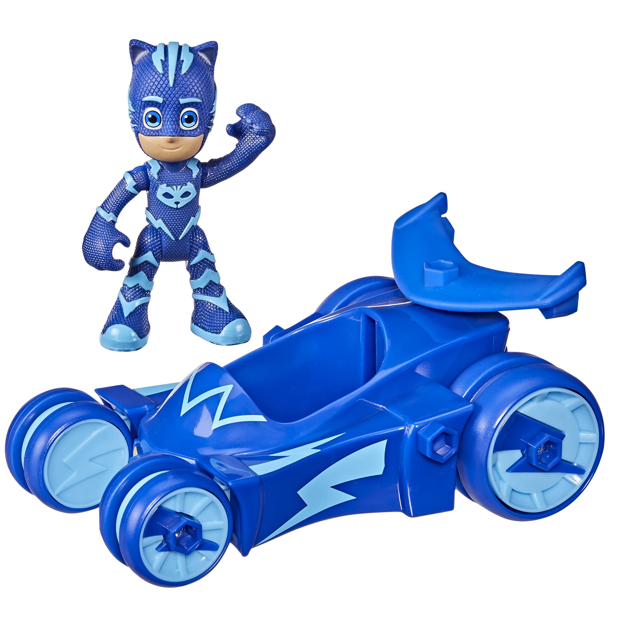 PJ Masks Cat-Car Pre-school Toy, Hero Vehicle with Catboy Action Figure for Children Aged 3 and Up