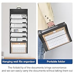 Expanding Wall File Organizer, File Folder with